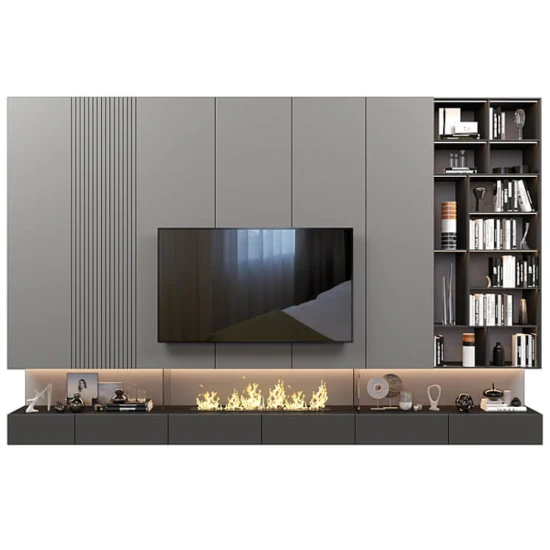 PA Ultimo design Smart Living Room Mobili per la casa Armadi moderni e lussuosi per porta TV
